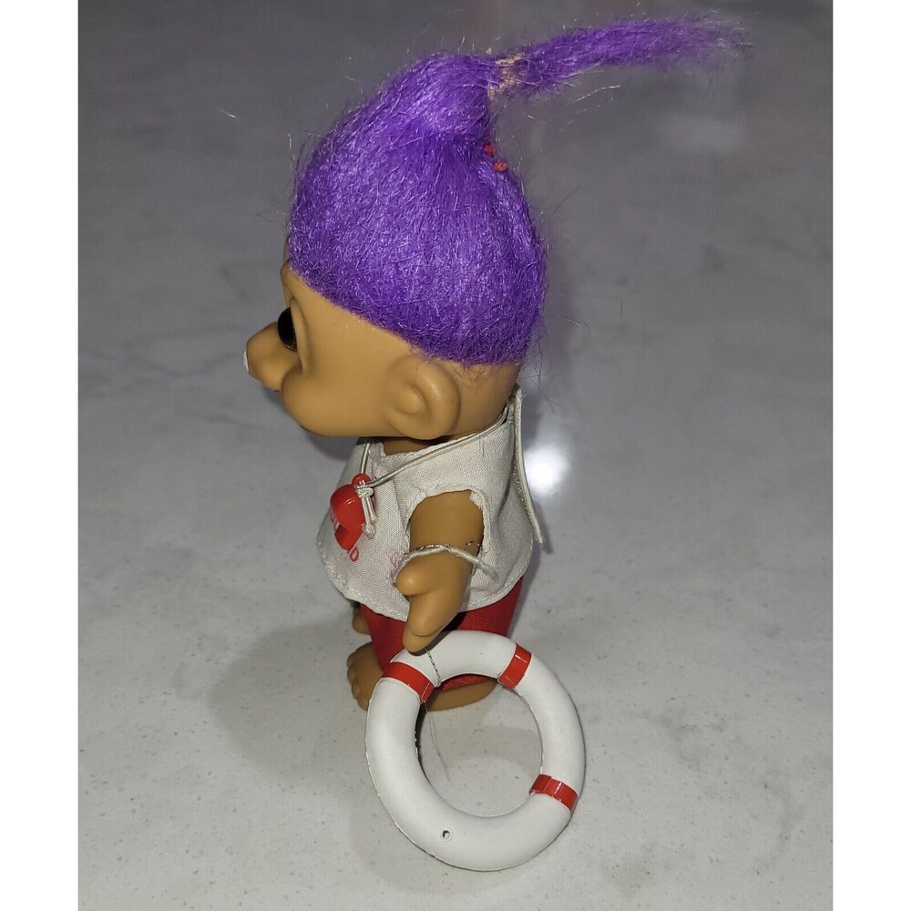 VINTAGE 1980 LIFEGUARD  5" Russ Troll Doll EUC - Picture 2 of 6